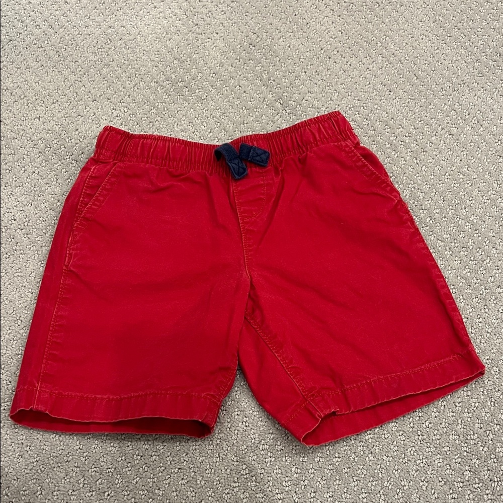 Lands End Red Kids Shorts